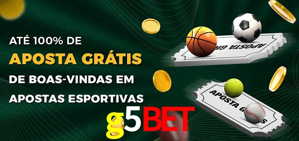 g5bet Ate 100% de Aposta Gratis